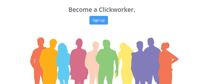Clickworker sign up