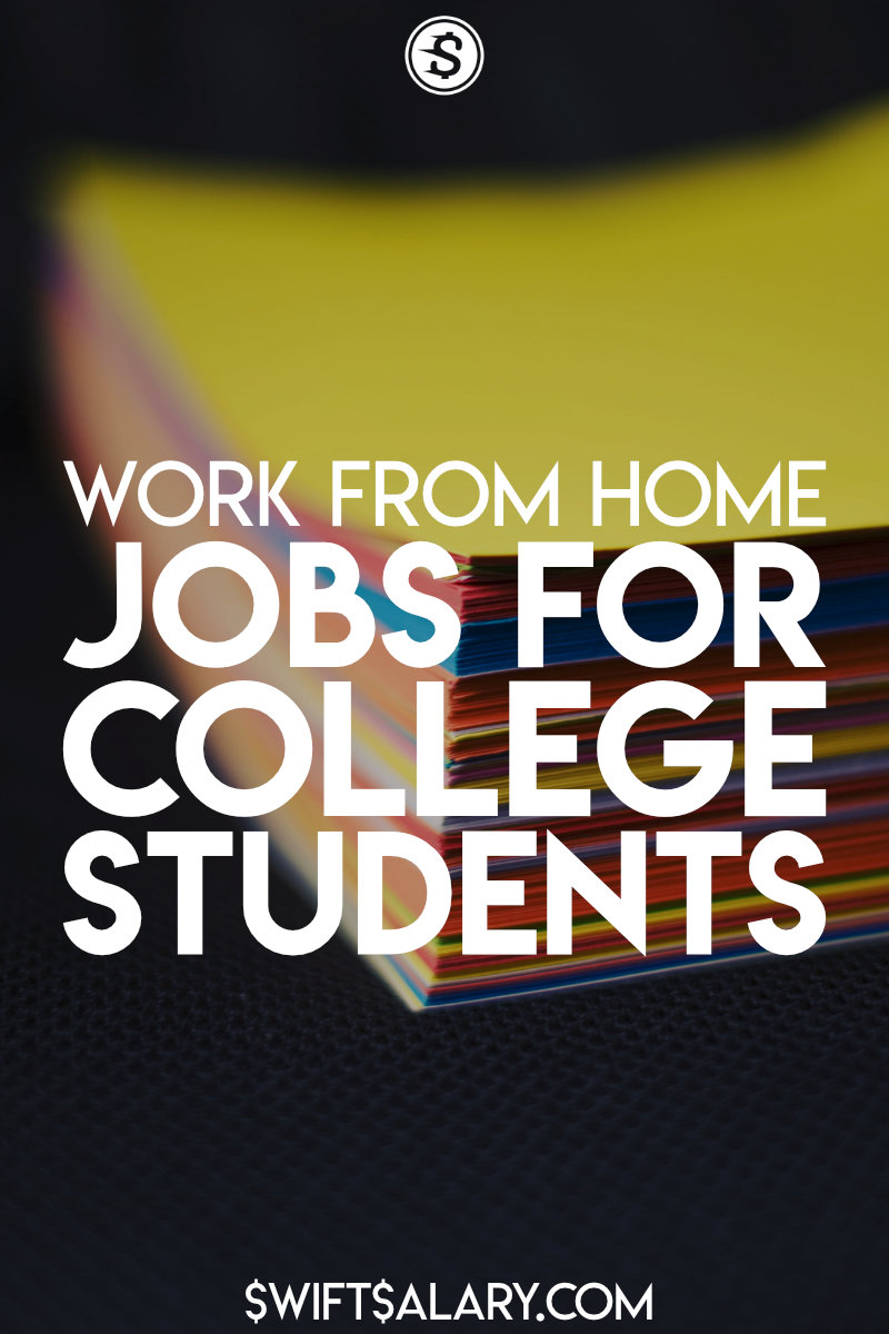 Work from home jobs for college students