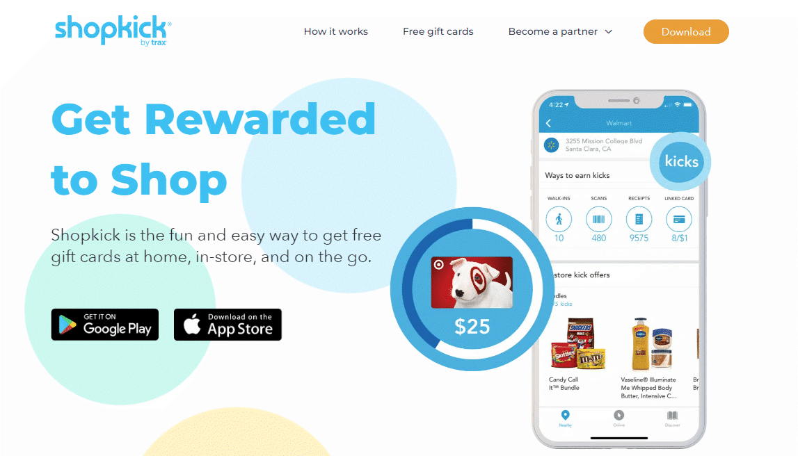 Shopkick website homepage