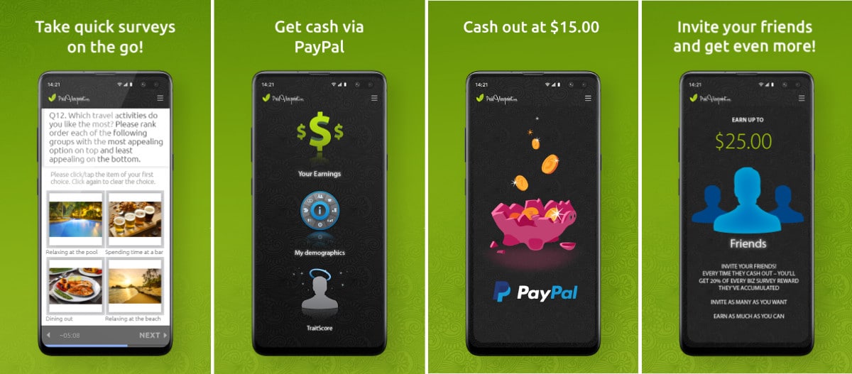 How the PaidViewpoint app works