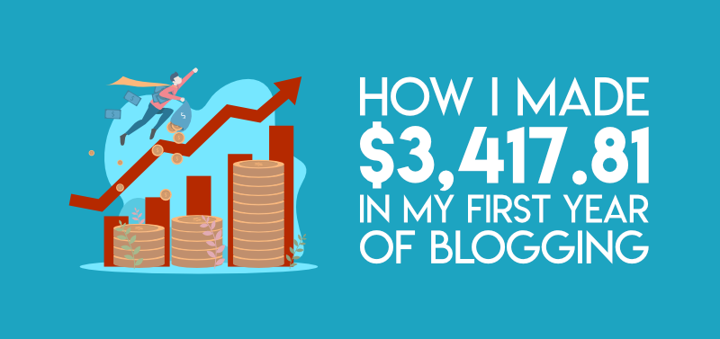 First year blog income report