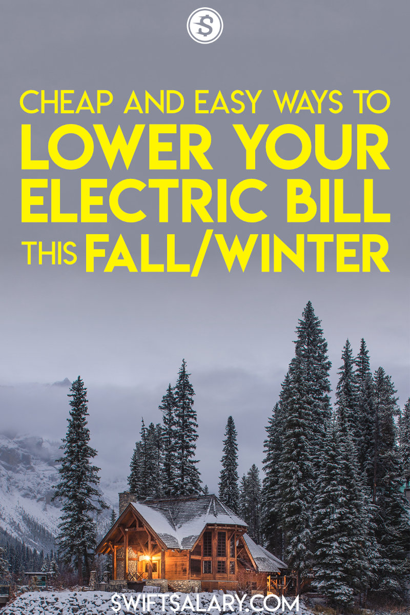 How to lower your electric bill in winter