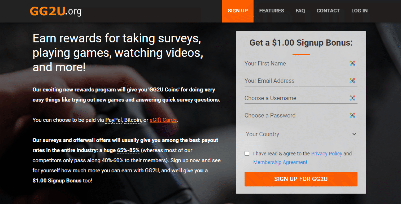 GG2U home page