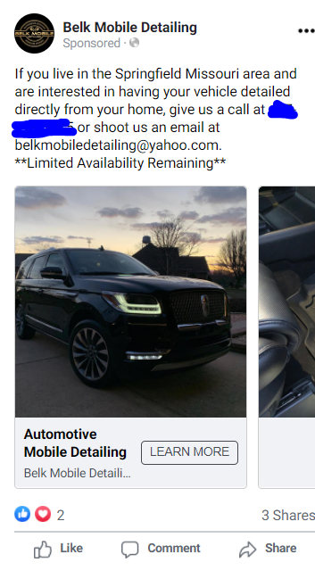 Belk Mobile march ad