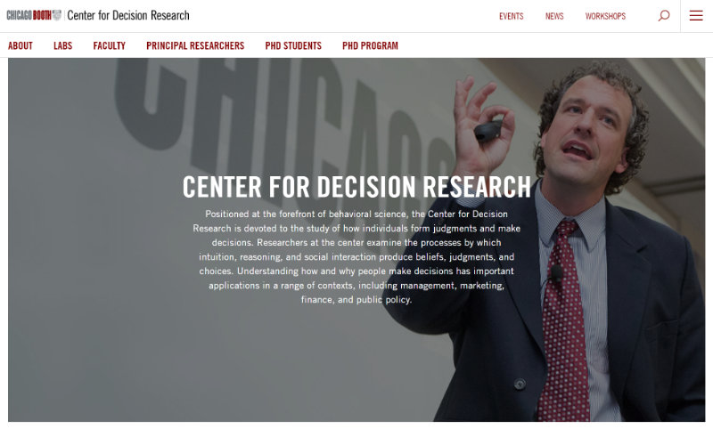Chicago CDR website homepage
