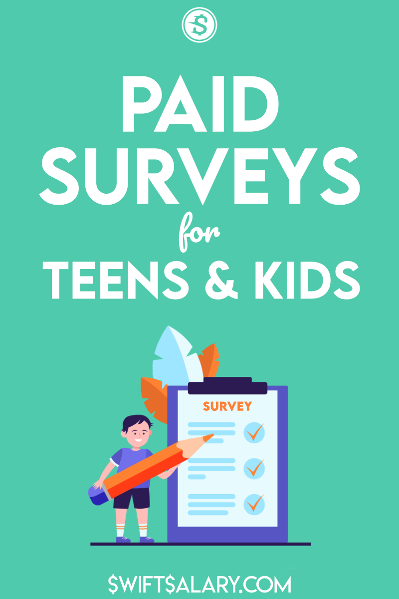 Paid surveys for kids and teens