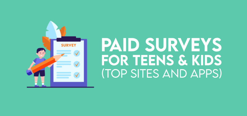 Paid surveys for teens and kids