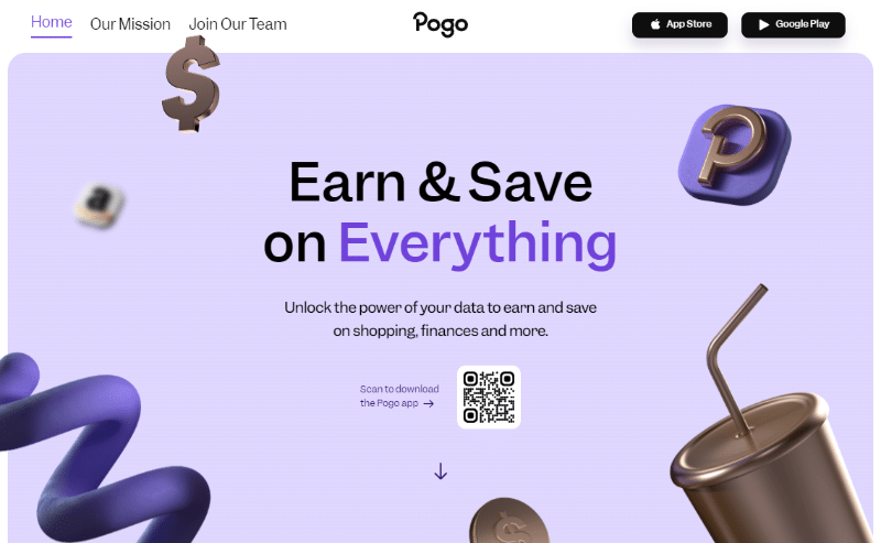 Pogo website homepage