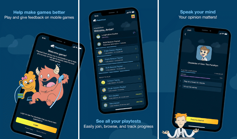 How the PlaytestCloud playtester app works
