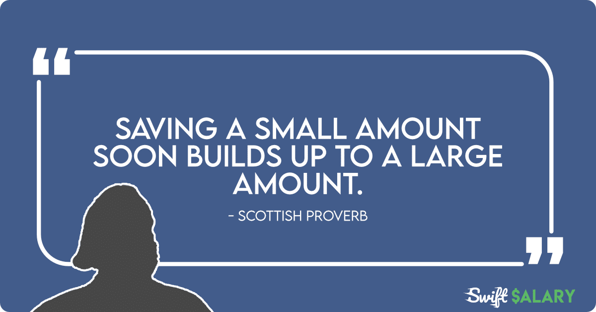 scottish proverb motivational money saving quote