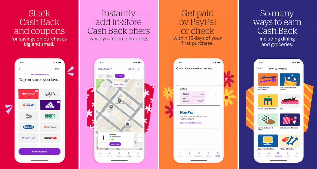 How the Rakuten app works